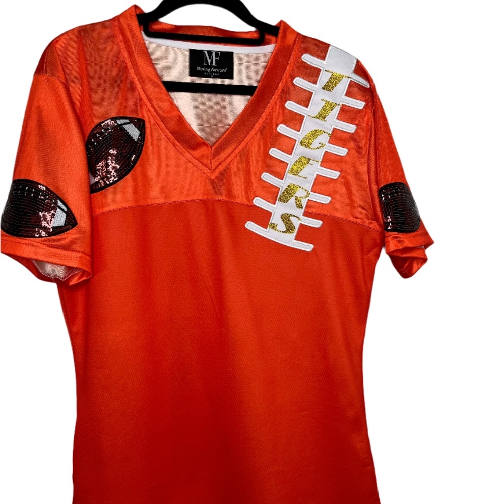 Game Day Orange Football Jersey